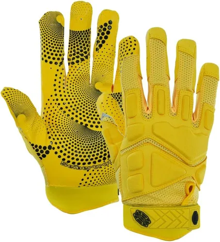 Vista 8 de Seibertron Pro 3.0 Twelve Constellations Elite Ultra-Stick Football Receiver Gloves Super Sticky Grip for Youth Kids Boys 8-12 Girls & Adult Men &