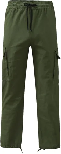 Vista 3 de Pantalones cargo para hombre, holgados, pantalones cargo para hombre, pantalones deportivos casuales, pantalones atléticos, holgados, rectos