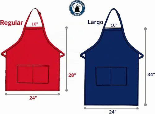 Vista 3 de Grill Master Custom Apron With Pockets Embroidered BBQ Apron For Men Negro