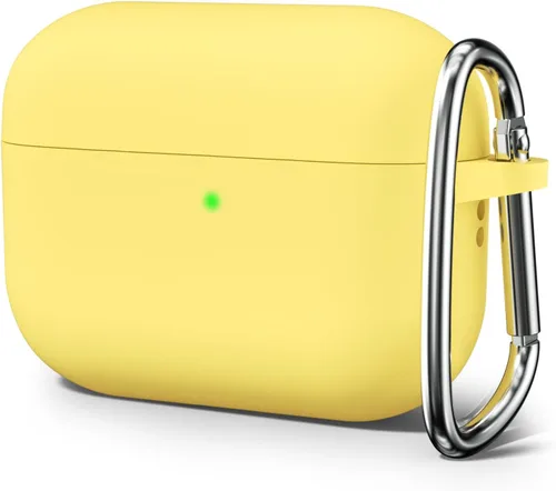 Vista 20 de Oakxco Funda de silicona para Airpods 3, bonita funda rígida femenina para Airpods de 3ª generación con llavero, gel de goma colorido suave de TPU