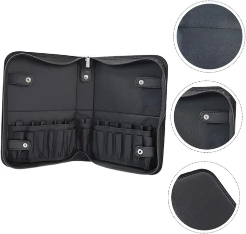 Vista 5 de VICASKY Slot Multipurpose Makeup Brush Holder Organizer Pouch Large Capacity Cosmetic Brush Case Travel Friendly Easy Access Cosmetic Storage for