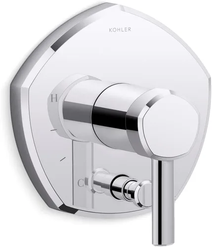 Vista 18 de KOHLER K- TS27043-3-BV Occasion™ RITE-TEMP VALVE TRIM, vibrante bronce cepillado