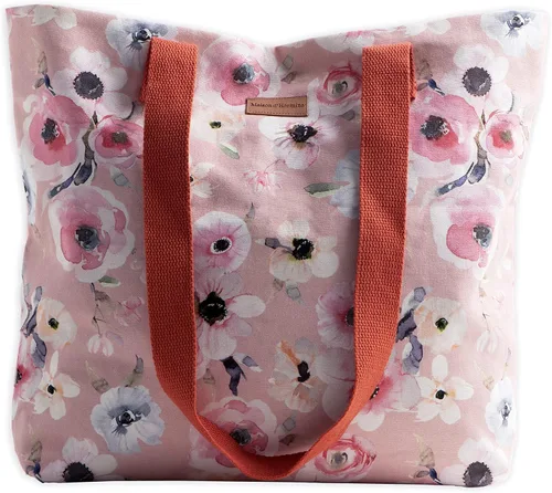 Vista 34 de Maison d' Hermine - Bolsa de lona de algodón reutilizable para mujeres, con asa para el hombro, bolsas a granel para compras y viajes