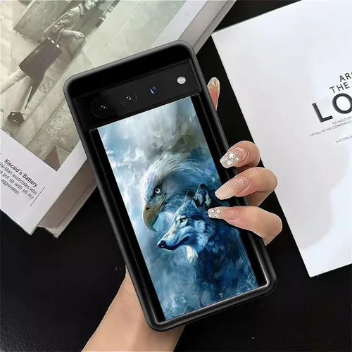 Vista 430 de Compatible con Google Pixel 4A 5G Mobile Case Creative Acrylic Panel trasero Silicona Protección Grip especialmente diseñado para Google Pixel 4A 5G