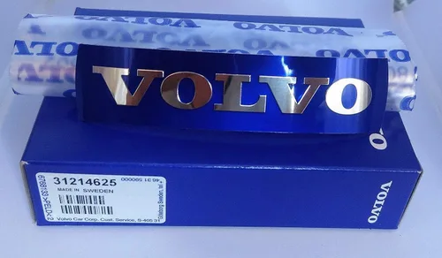 Vista 2 de Emblema adhesivo de repuesto original con el logotipo para la parrilla de Volvo