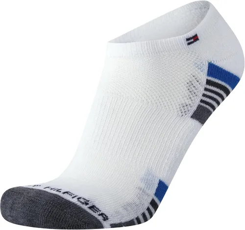 Vista 19 de Tommy Hilfiger Calcetines de corte bajo para hombre, paquete de 12 calcetines deportivos para correr que absorben la humedad para hombre