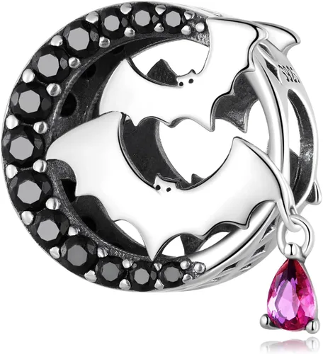 Vista 88 de Abalorios de plata de ley para pulseras, collares, familia para siempre, circonita cúbica, regalo de joyería para mujeres