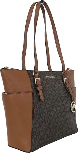 Vista 3 de Michael Kors - Bolso tote Charlotte grande con cremallera en la parte superior