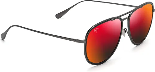 Vista 2 de Maui Jim Fair Winds - Gafas de sol polarizadas de aviador para hombre y mujer