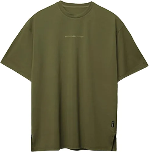 Vista 4 de YawYews Camisetas atléticas de moda para hombre manga corta casual lisas sueltas para entrenamiento gimnasio ropa de calle