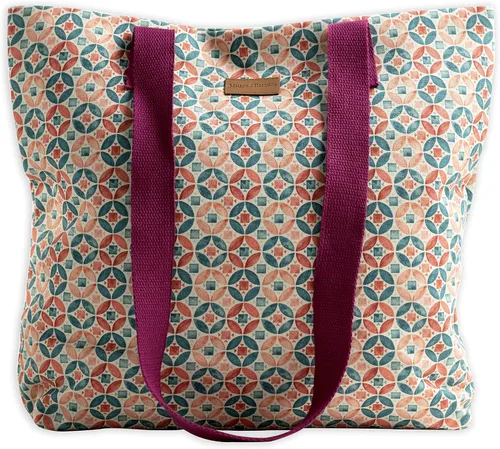 Vista 23 de Maison d' Hermine - Bolsa de lona de algodón reutilizable para mujeres, con asa para el hombro, bolsas a granel para compras y viajes