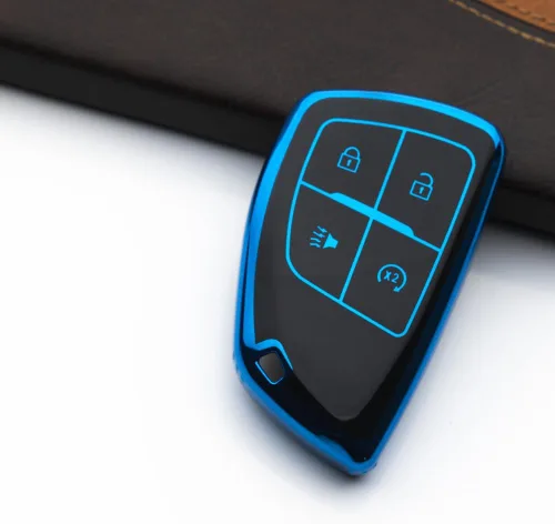 Vista 3 de Funda para llavero compatible con Silverado 1500, Sierra 1500, Colorado Canyon 2024 2025, Silverado Sierra Smart Key