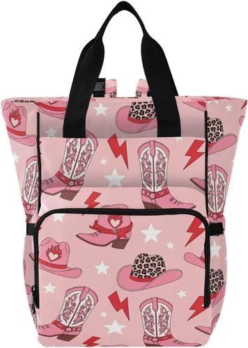Vista 10 de Emelivor Bolsa de pañales con diseño de panal de abejas, con bolsillos aislados, bolsa organizadora de pañales para niños y niñas, unisex