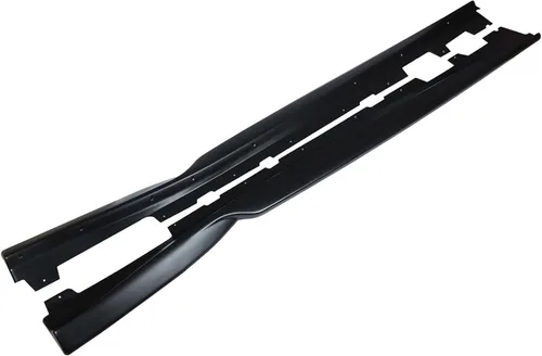 Vista 2 de Faldas laterales izquierdas y derechas, extensión de panel basculante, color negro mate, repuesto para modelos Camaro LT/LS/RS/SS 2016-presentes