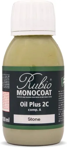 Vista 61 de Rubio Monocoat Muestra de Tinte y Acabado para Madera - Niebla 5% Aceite Plus Parte A Aceite de linaza para madera de secado rápido y ecológico
