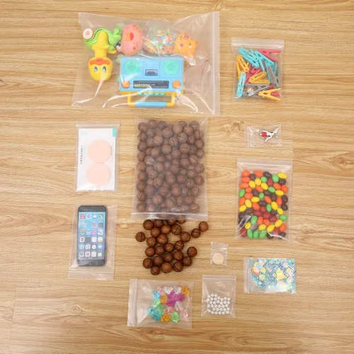 Vista 9 de LISM Bolsas de almacenamiento grandes de 14 x 17 pulgadas de grosor con cremallera transparente de 4 mil, bolsas de plástico resistente con cierre