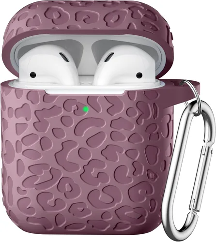 Vista 20 de Funda para Airpod Case y 2ª Generación con Diseño Leropard Grabado Compatible con Apple AirPods 2ª/1ª Generación de Carga, Bonita Protección