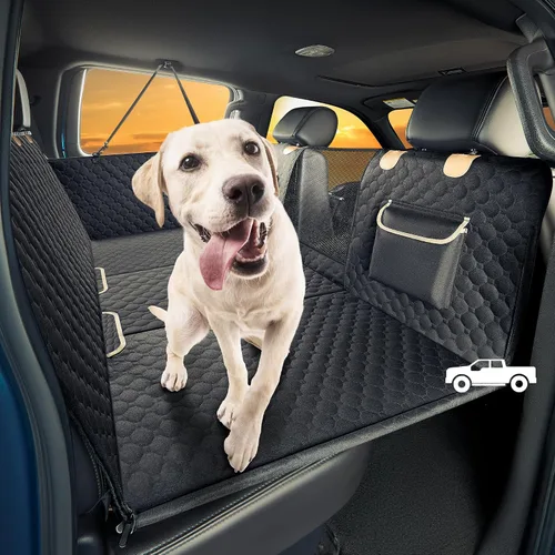 Vista 12 de SHARLOVY - Funda y extensor de asiento trasero para perros grandes, resistente y duradera, ideal para masticadores agresivos. Tipo hamaca, funciona