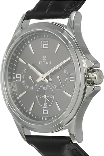 Vista 2 de Titan Workwear - Reloj cronógrafo para hombre cuarzo resistente al agua correa de acero inoxidable