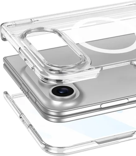 Vista 3 de Funda transparente compatible con iPhone Duo (negro)
