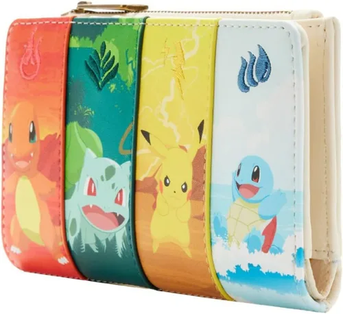 Vista 3 de Cartera con solapa de Pokemon Elements, Multi, talla única