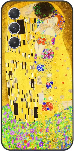 Vista 26 de Berkin Arts Funda de silicona compatible con Samsung Galaxy A52 5G 4G/A52S 5G con diseño antideslizante, color amarillo, romántico, Luv San