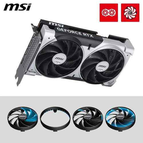 Vista 4 de MSI GeForce RTX 5050 8G VENTUS 2X OC Graphics Board VD9272