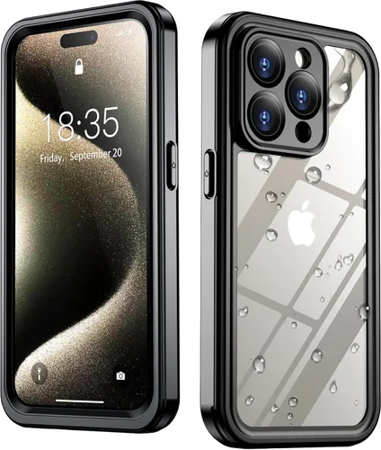 Vista 10 de SPIDERCASE Funda impermeable para iPhone 12 Pro Max, lente integrada y protector de pantalla, protección completa resistente, 12 pies, a prueba