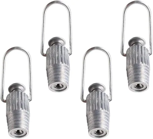 Vista 7 de Cabilock Tensor de cuerda de metal con resorte y rodamiento de bolas para polea de tensión ajustable y líneas fijas, herramienta de lavandería