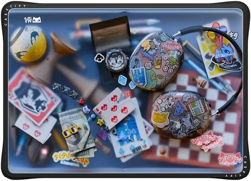 Vista 59 de CASETiFY Impact - Funda para MacBook Air de 13 pulgadas (M1/Intel) [esquinas de impacto acolchadas/resistente a los arañazos/agarre antideslizante]