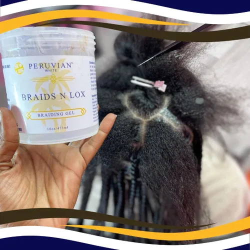 Vista 7 de Trenzas N Lox Gel - Suaviza los bordes, bloquea