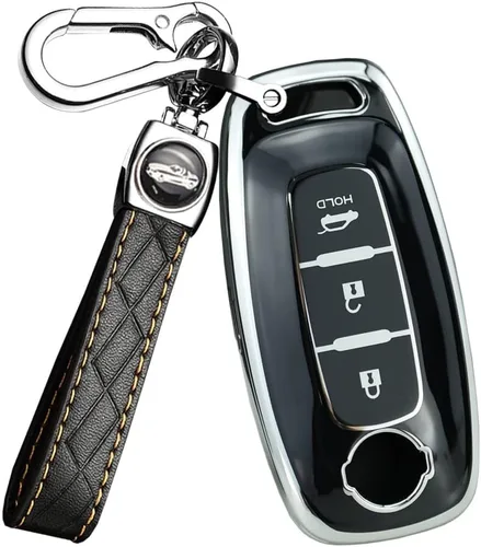 Vista 13 de ontto Funda de llave de 3 botones para Nissan 2023, accesorios para llavero, carcasa de TPU suave para llave Pathfinder Kicks X-Trail Rogue