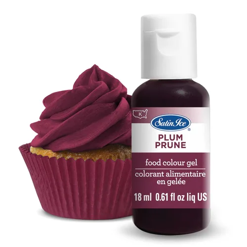 Vista 22 de Gel de colorante alimentario líquido Satin Ice, botella de 0.61 onzas líquidas, negro