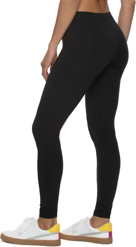 Vista 2 de Felina Velvety Soft Lightweight Leggings Moisture Wicking Yoga 6 Pack Negro