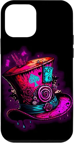 Vista 15 de Funda para iPhone 11 Pro Max We're All Mad Here Pink Steampunk Alicia en el país de las maravillas