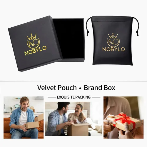 Vista 6 de Pulsera de eslabones cubanos de 0.394 pulgadas y 0.472 pulgadas para hombres y mujeres, chapado en platino de 14 quilates, pulseras de hip hop