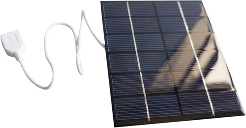 Vista 2 de Sunnytech 2w 6v USB mini panel solar módulo DIY polisilicio solar epoxi célula cargador B032