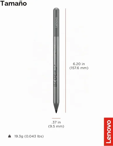 Vista 6 de Lenovo USI Pen 2 Magnetic for Chromebooks, Precision Tilt Feature Stylus Pencil, AAAA Battery, USI 2.0 Compatibility, Perfect for Students