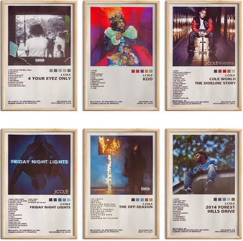 Vista 8 de ManRule Frank Ocean Posters Set de 4 carteles de portada de álbum 8 por 12 pulgadas Carteles de música para estética de habitación Arte de pared