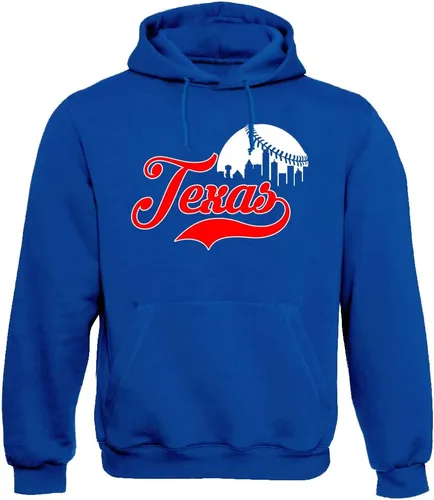 Vista 17 de Xtreme Apparrel Cityscape Skyline - Sudadera con capucha para hombre para fanáticos del béisbol