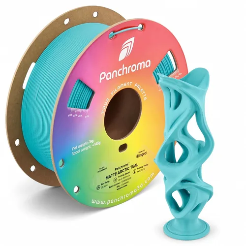 Vista 19 de Polymaker Panchroma - Filamento PLA mate de 0.07 in, 2.2 lbs, madera de Madera mate de doble degradado