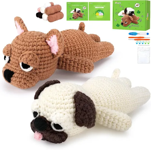 Vista 12 de Kit de ganchillo para gatos para principiantes, 3 piezas, kits de ganchillo para gatos, regalos de agradecimiento para profesores para mujeres, kit