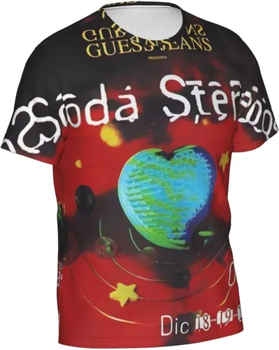 Vista 3 de Soda Stereo T Shirt Mens Modern Fashion Streetwear Short Sleeve O-Neck Summer Tee Clothes
