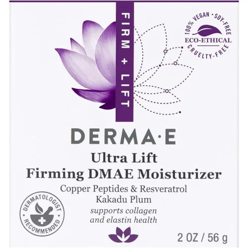 Vista 4 de Derma E Firm + lift, DMAE Hidratante Ácido Alfa Lipoico y C-Ester, 2oz (Paquete de 4)