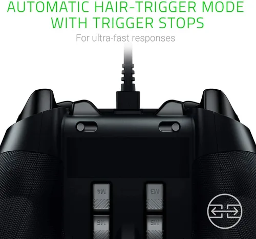 Vista 5 de Razer Wolverine Ultimate Chroma - Controlador de gamepad totalmente personalizable - Palillos analógicos intercambiables y Dpad - Compatible