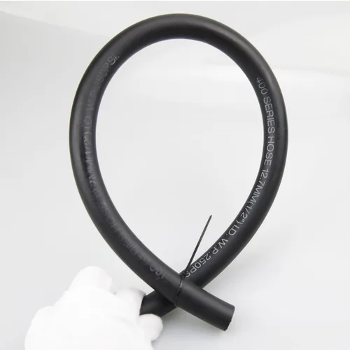 Vista 10 de Negro -4 AN NBR Manguera de combustible con conector Push on Compatible con sistema de combustible, E85, E10, aceites, etanol, lubricantes