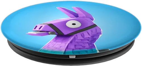 Vista 4 de Fortnite Soporte Llama PopSockets para teléfonos inteligentes y tabletas: PopGrip intercambiable