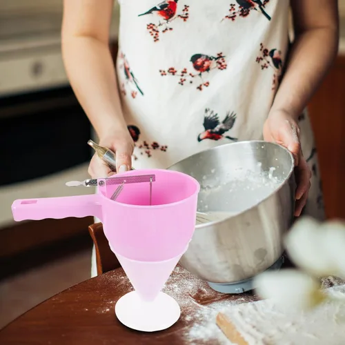 Vista 3 de Yardwe Embudo de plástico con soporte desmontable de pie