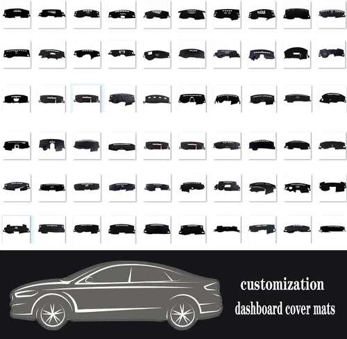 Vista 8 de Fundas de tablero para Subaru Outback 2004-2009, fundas de poliéster para salpicadero tipo alfombrilla, cubierta protectora interior de salpicadero