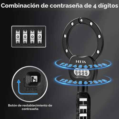 Vista 2 de HEETA Robo anti de la cerradura eléctrica de la vespa, cerradura